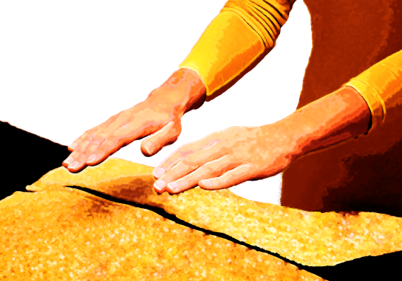 esempio di posizione apposizione delle mani